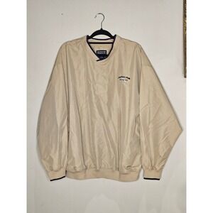 Outfitters Trading Co. Pullover Windbreaker‎ Jacket Men's XL Beige